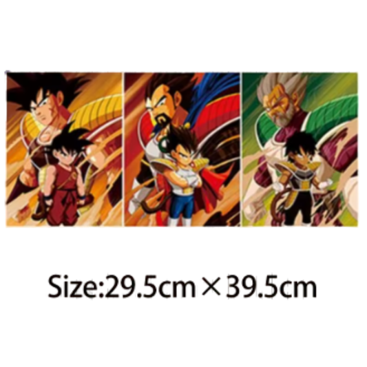 Poster lenticular de dragon ball z