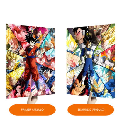 Poster lenticular de dragon ball z